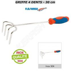 GRIFFE 4 DENTS 30 cm FLASHMER Inox