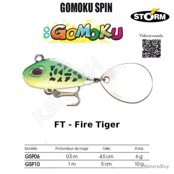 GOMOKU SPIN STORM Fire Tiger 4.5 cm