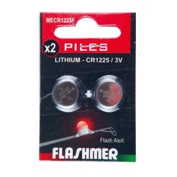 BLISTER 2 PILES LITHIUM - Type CR1225 - FLASHMER