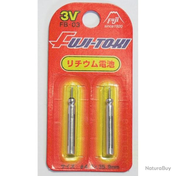 BLISTER 2 PILES LITHIUM - FB-03 - FUJI-TOKI