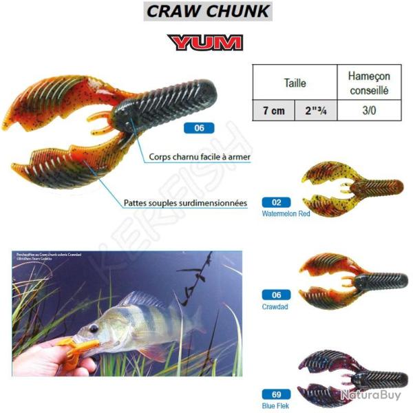 CRAW CHUNK YUM Crawdad