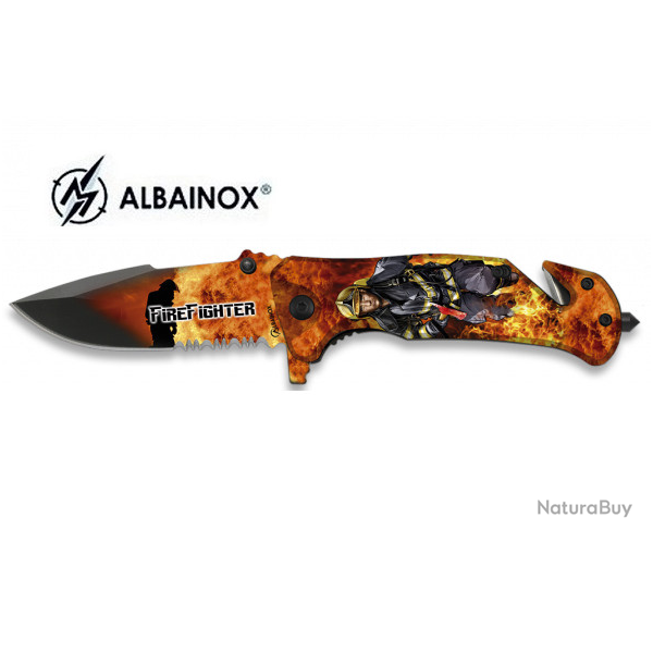 Couteau Pliant Fire Fighter 3D  Lame de 8.2 cm