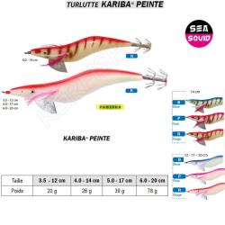 TURLKUTTE KARIBA PEINTE SEA SQUID 3.5 - 12 cm Bleu (B)