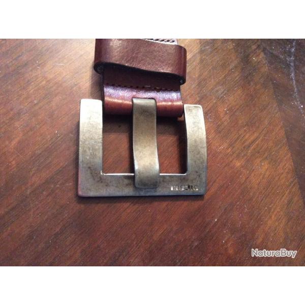 Ceinture en cuir de marque diesel