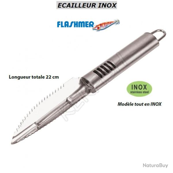 COUTEAU ECAILLEUR INOX 22 cm FLASHMER