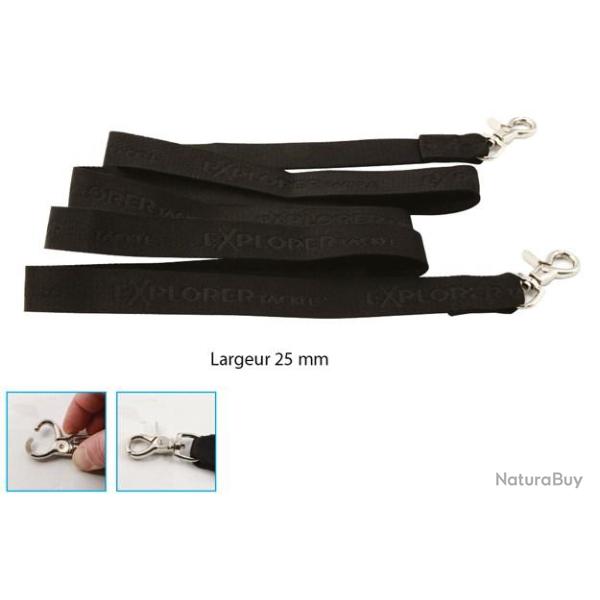 SECURE LEASH + 2x MOUSQUETONS EXPLORER TACKLE 200 cm