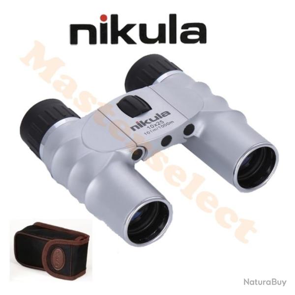 Petite paire de jumelles de poche r�glable Nikula 10x25 -Pas Cher-