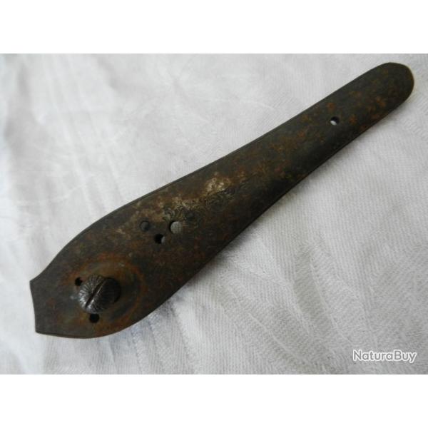 ancienne platine pour fusil de chasse
