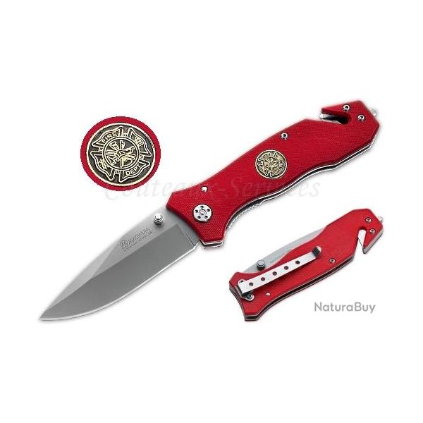 couteau pliant de survie Boker Magnum Fire Department