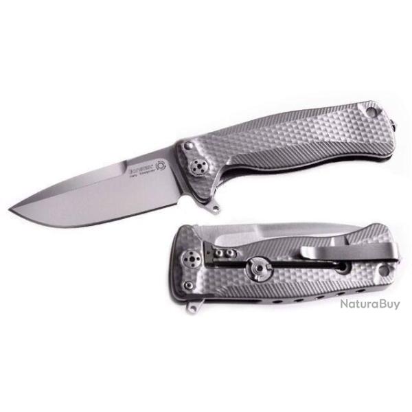 Couteau pliant Lionsteel Titanium Gris SR22.G