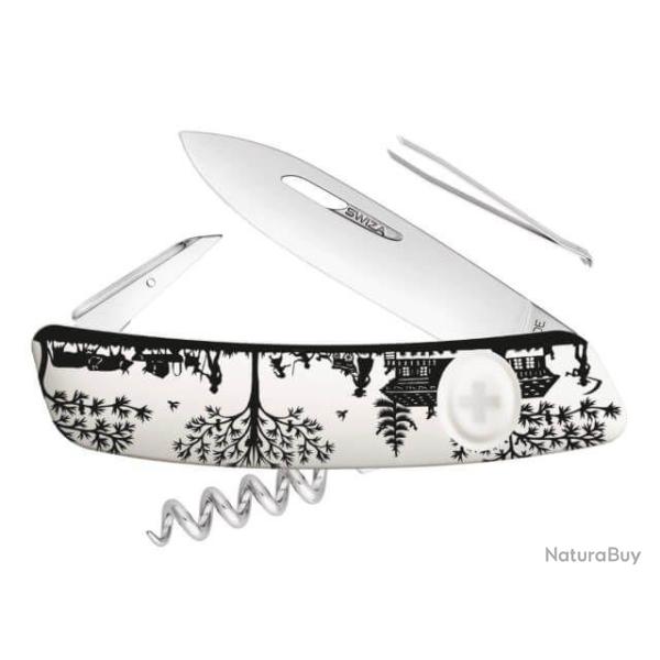 couteau suisse Swiza D01 Heimat blanc