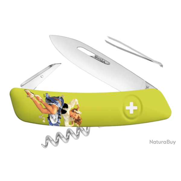 couteau suisse Swiza D01 Pin Up Vert