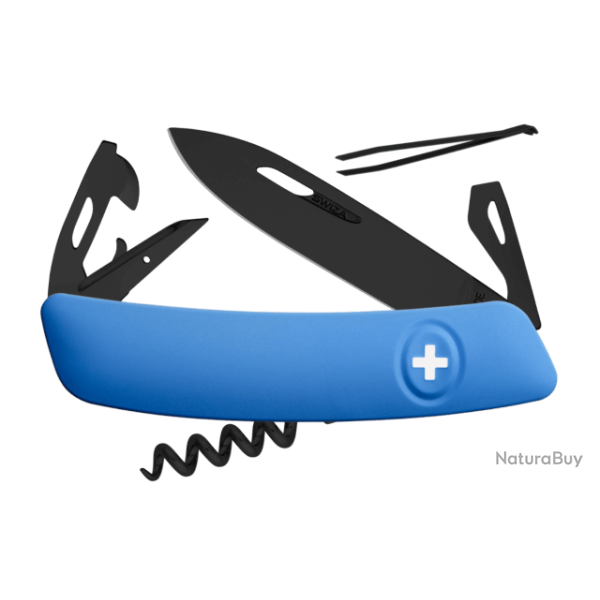 couteau suisse Swiza D03 All Black Blue