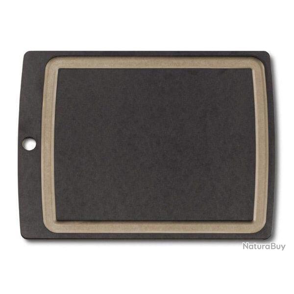 planche  dcouper avec rigole Victorinox 37x28,5x0.6 cm noire