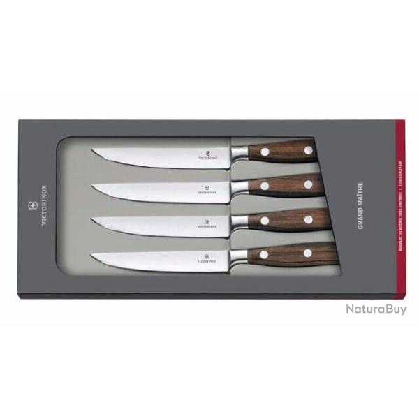 Set de 4 couteau � steak forg�s Victorinox Grand Ma�tre
