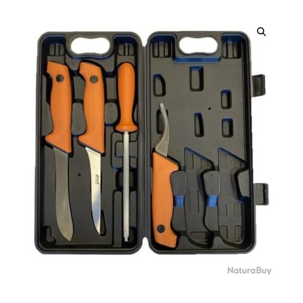 Set de d�coupe Eka 4 pi�ces pour chasseur ou boucher