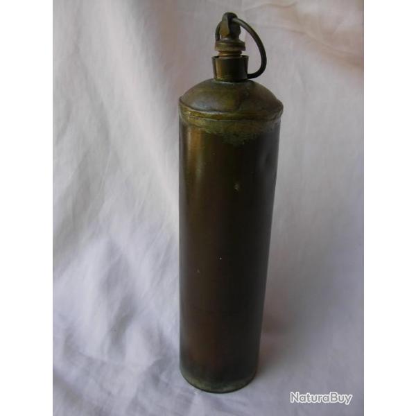 WW1 FRANCE BIDON ARTISANAL 1.3 LITRES EN ARTISANAT DE TRANCH�ES