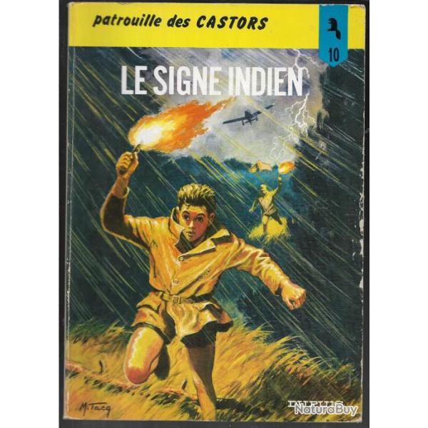 scout scoutisme patrouille des castors n�10 le signe indien  de mitacq