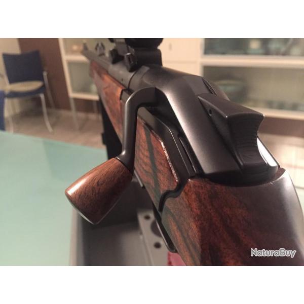 BOULE LONGUE  MOTIF NOYER POUR LEVIER DE CULASSE BLASER R93 - R8 ou CZ, Sauer, Mauser,  ....