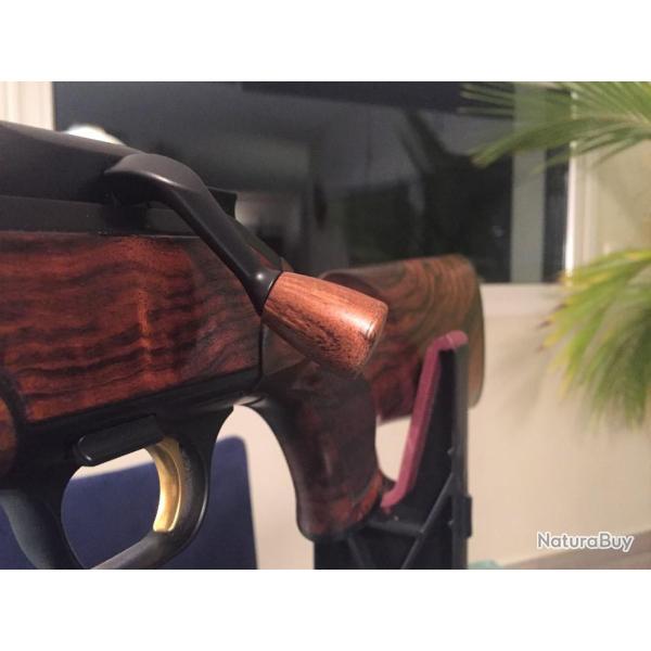 LEVIER D'ARMEMENT LONG MOTIF NOYER pour BLASER R93 - R8, CZ, Sauer, Mauser, Browning, ...