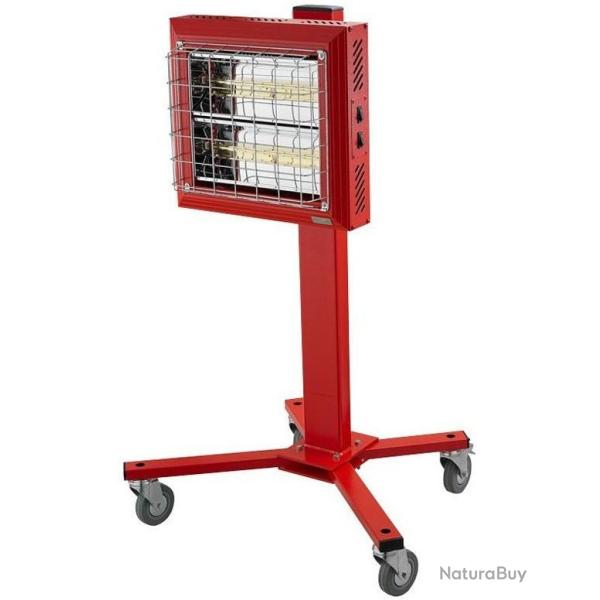 Splus - Radiant �lectrique Quartz 1500/3000 W Mono 230V sur roues - REH 3000 M S.PLUS