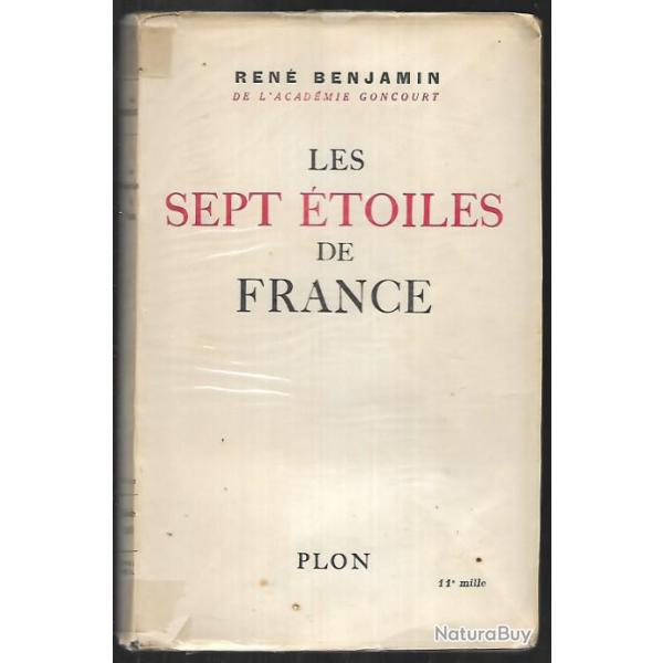 Les sept �toiles de France  par Ren� BENJAMIN.mar�chal p�tain