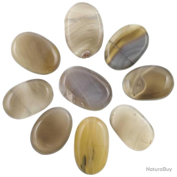 Galet plat agate naturelle - A l'unit�