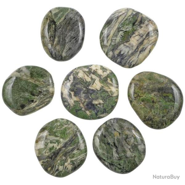 Galet plat smaragdite - A l'unit 21  30 grammes