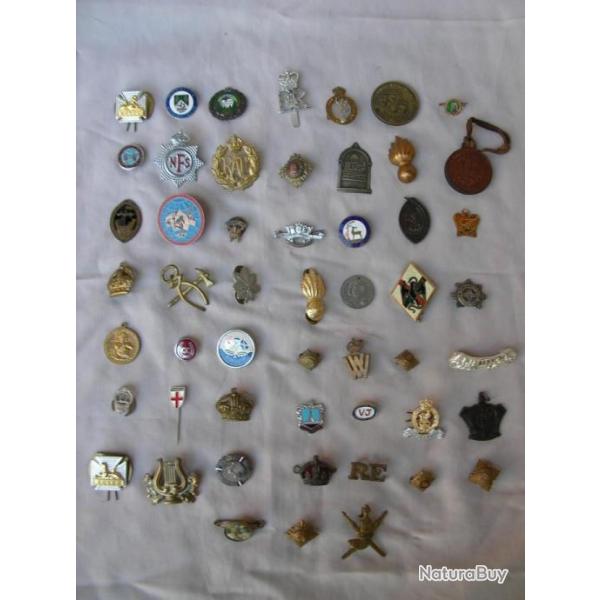 WW1/2/POSTWAR M�DAILLES BROCHES PIN'S CIVILS/ MILITAIRES DIVERS  PAYS 1 AU CHOIX