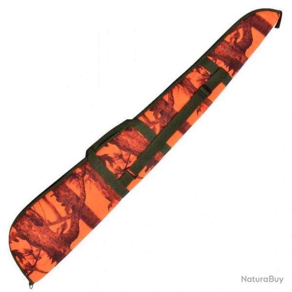 Fourreau Fusil camouflage orange 130 cm Percussion