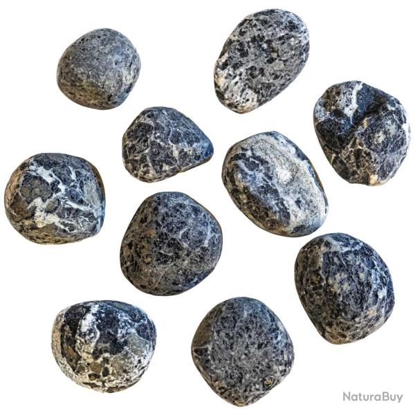 Pierres roul�es covelline - 2 � 3 cm - Lot de 2