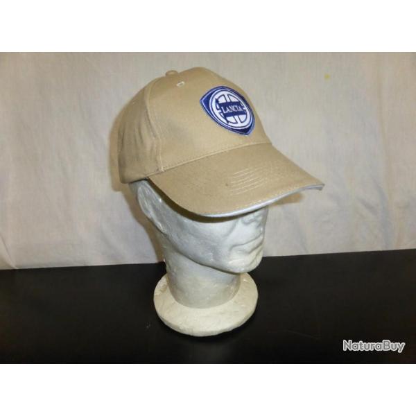 Casquette LANCIA beige ( delta integrale 4 WD rallye STRATOS 037 MONTE CARLO HF