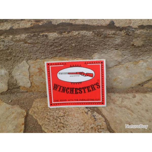 Superbe autocollant Winchester's
