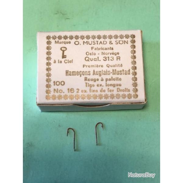 200 hame�on n 16 palette rouge r�f 313 r extra fin tige longue p�che coup simple. mustad