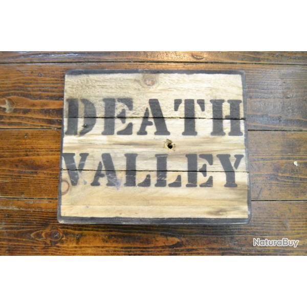 Repro panneau DEATH VALLEY - d�coration Western Farwest am�ricain. USA cowboy country