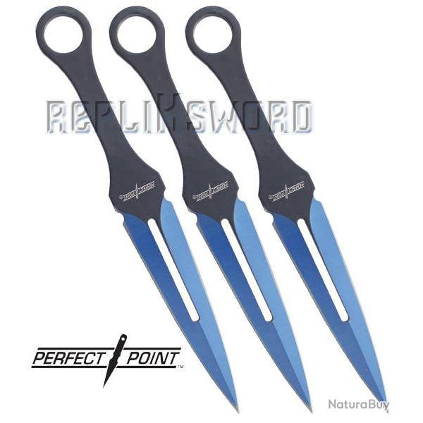 Set 3 Kunais a Lancer Blue Edition Perfect Point Repliksword