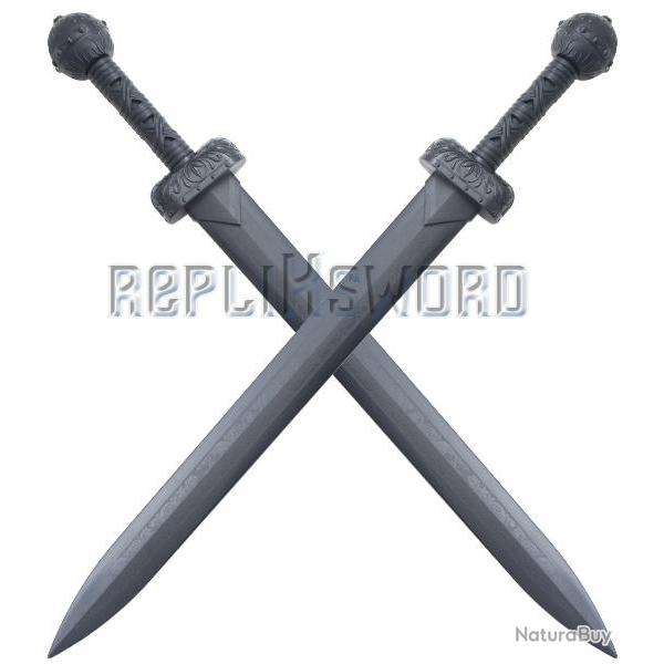 Lot 2 Glaives de Combat Romain Polypropylene Epee Repliksword