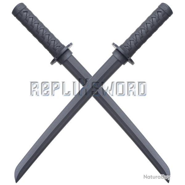 Pack 2 Epees de Combat Wakizashi en Polypropylene 60cm Repliksword