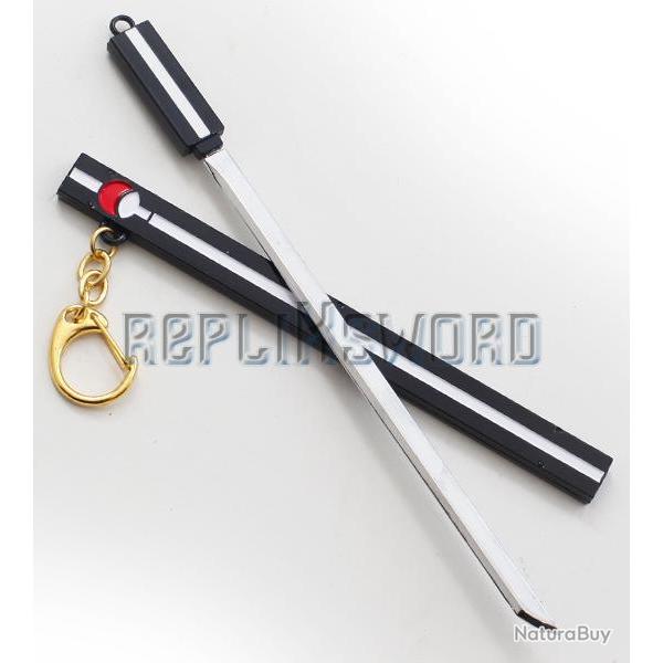 Coupe Papier Sasuke Epee Noir Naruto 17cm Ouvre Lettre Repliksword