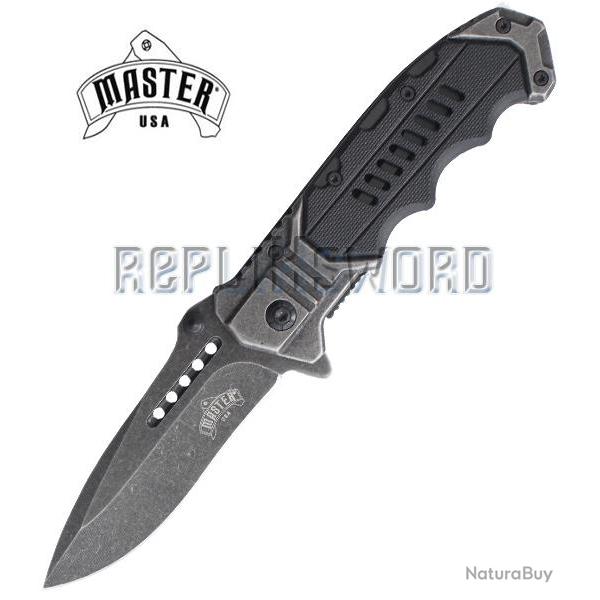 Couteau Pliant Master Cutlery Grey Edition MU-A041SB Repliksword