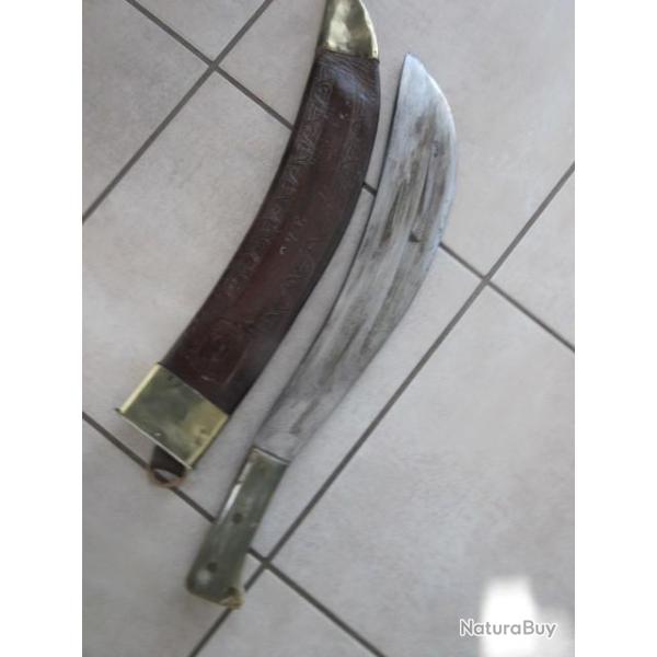 TRES RARE MACHETTE BOLO HARTFORD GUERRE HISPANO AMERICAINE 1898