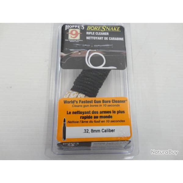 CORDON DE NETTOYAGE BORESNAKE POUR CARABINE CAL.8 X 57 -  8 MM