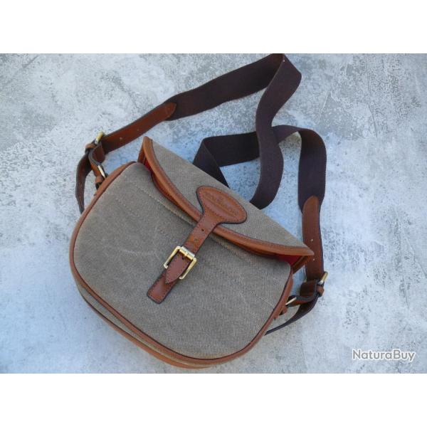 Sac de chasse  luxe... cuir et canvas...