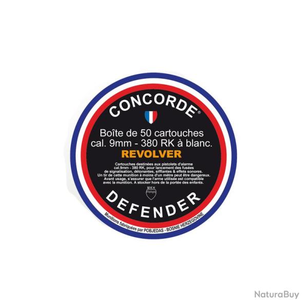 ( Bote de 50 cartouches 9 mm  blanc RK)Bote de 50 cartouches 9 mm  blanc RK