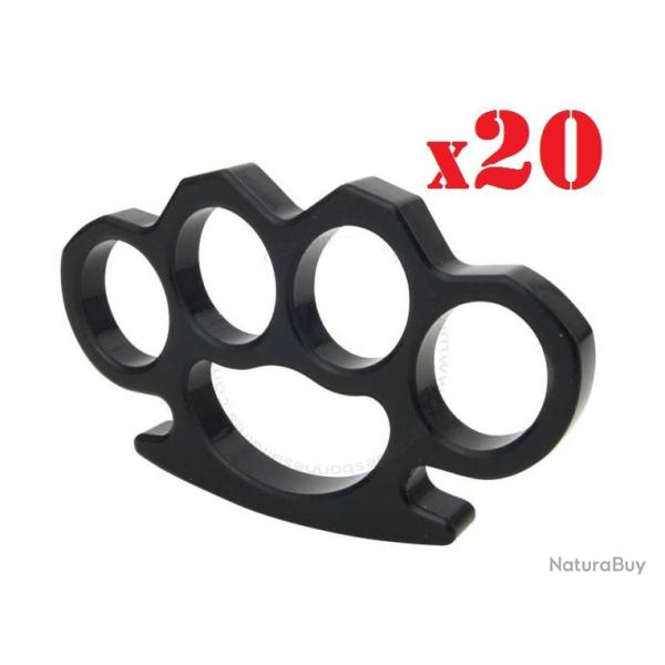 LOT DE 20 POING AMRICAIN ACIER NOIR 95G
