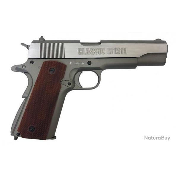 REPLIQUE GBB M1911 CLASSIC SILVER MILBRO CO2