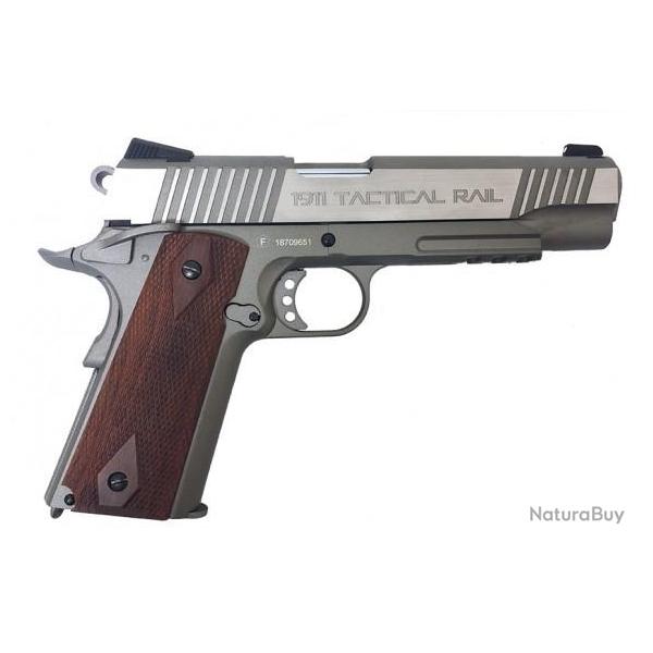 R�plique GBB 1911 RAIL Stainless MILBRO Co2
