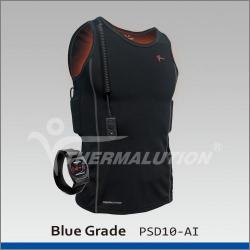 Sous-v&ecirc;tement chauffant pour la plong&eacute;e jusqu'&agrave; 50 m&egrave;tres XL Noir