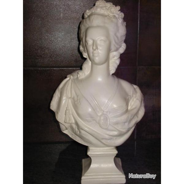 buste  de Marie Antoinette GM blanche
