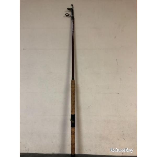 1 canne  2.40 m ,  4 / 15  gr ,tlescopique ,peche ancien collection occasion , garbolino , truite